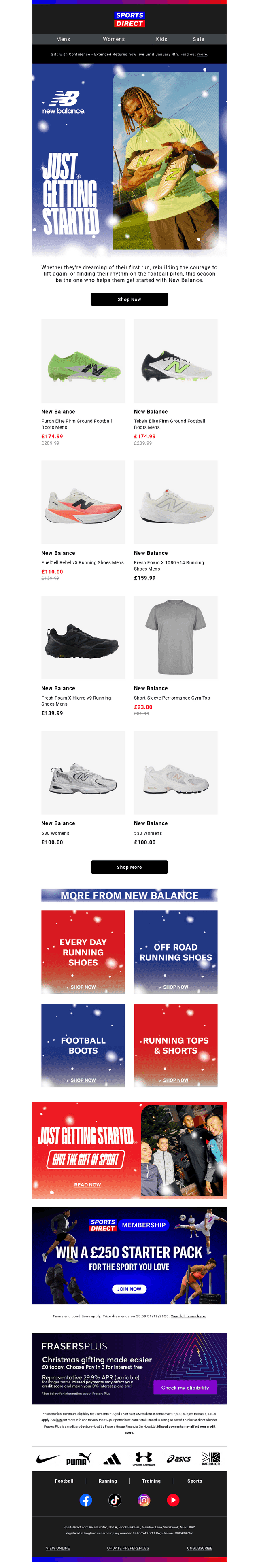 Get Them Started With New Balance