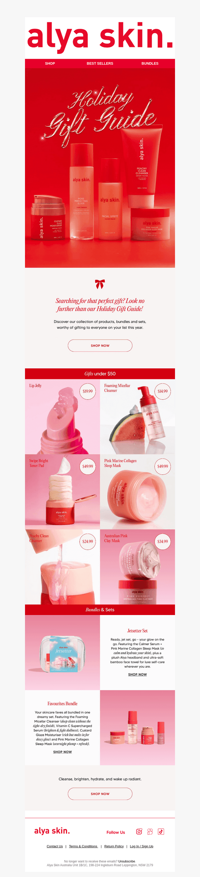 Alya Skin AUS email from Wed, Dec 10, 2025