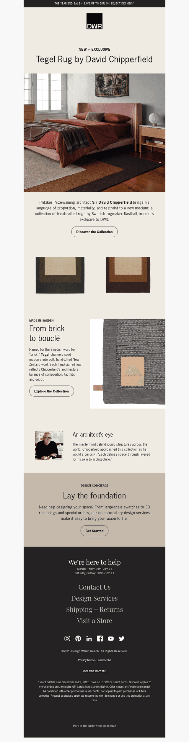 New: David Chipperfield x Kasthall rugs