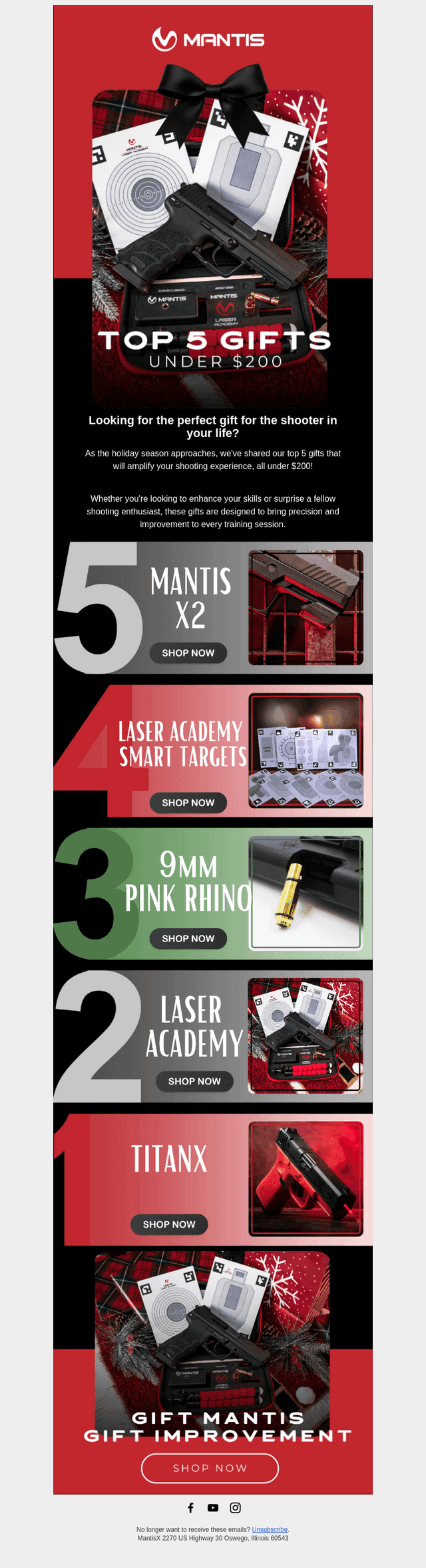 Top 5 MantisX Gifts under $200