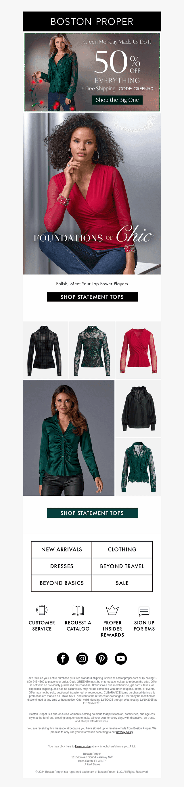 Claim Your Chic—50% Off Ends Tonight