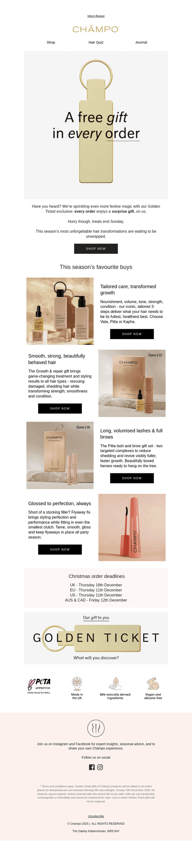 A gift for you inside every order