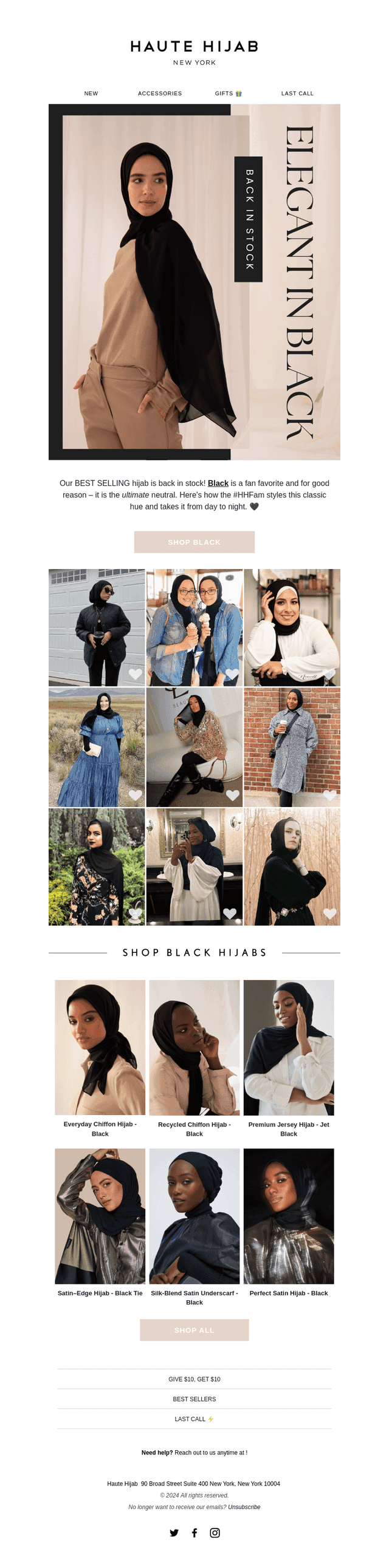 BLACK is always a good idea 🖤