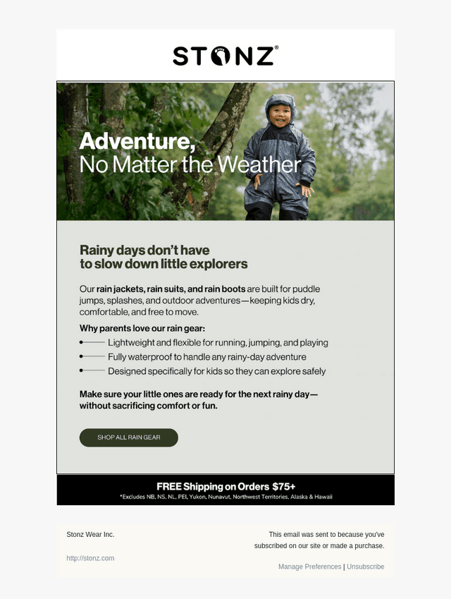 Stonz email from Thu, Dec 11, 2025