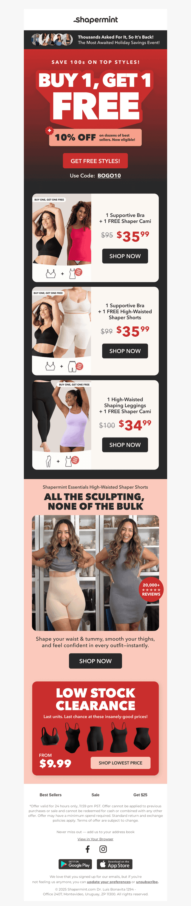 BOGO DEALS ARE BACK 💃