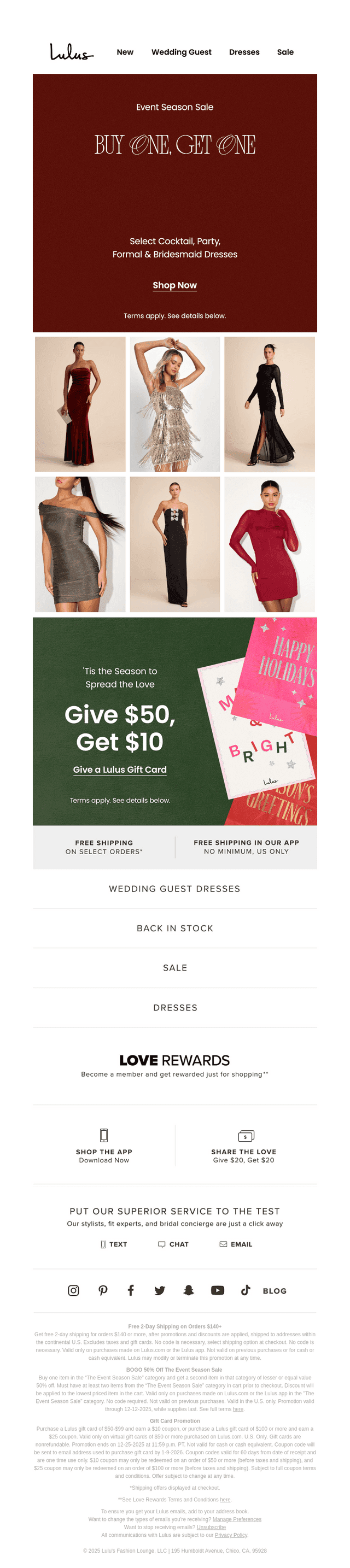 📢ICYMI: BOGO 50% OFF EVENT DRESSES