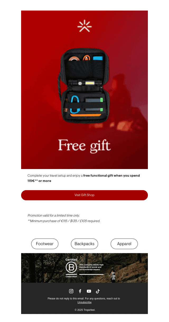 Your free gift is waiting
