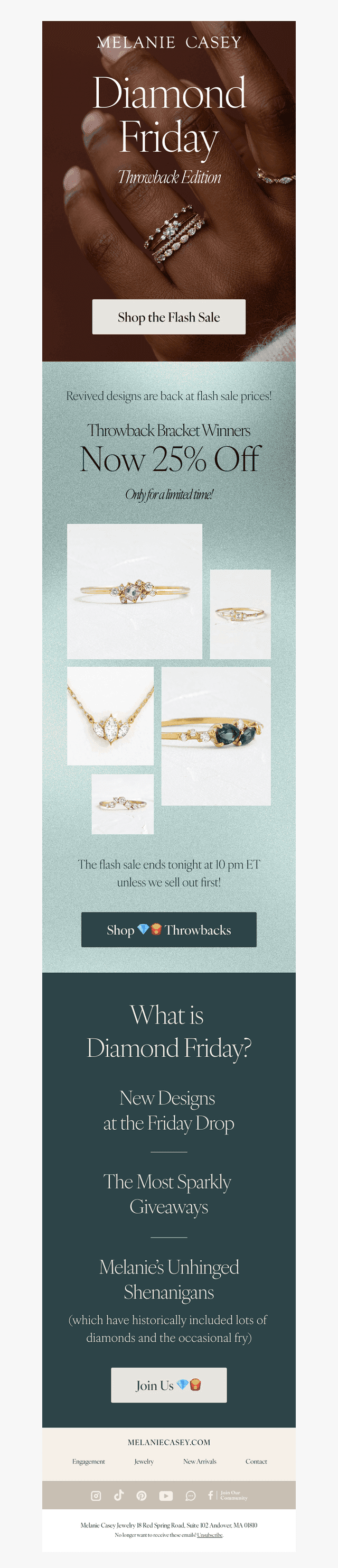 Diamond Friday Flash Sale: Throwback Edition
