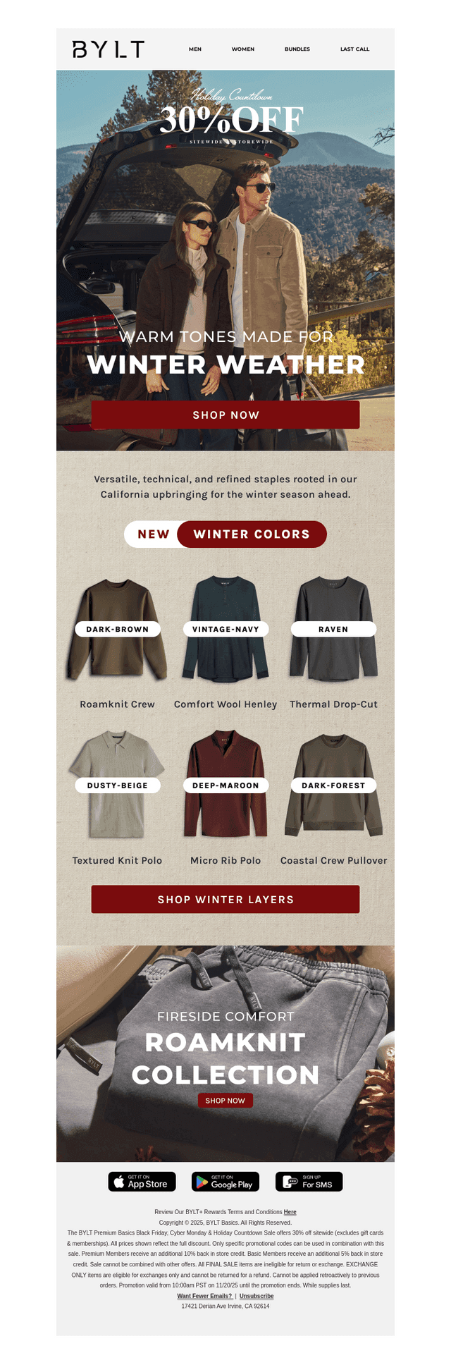 New Winter Hues Have Arrived