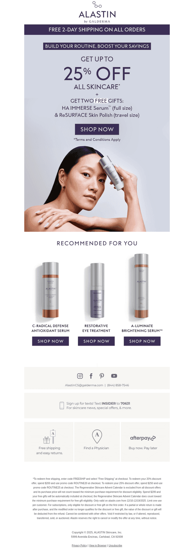 ALASTIN Skincare email from Fri, Dec 12, 2025