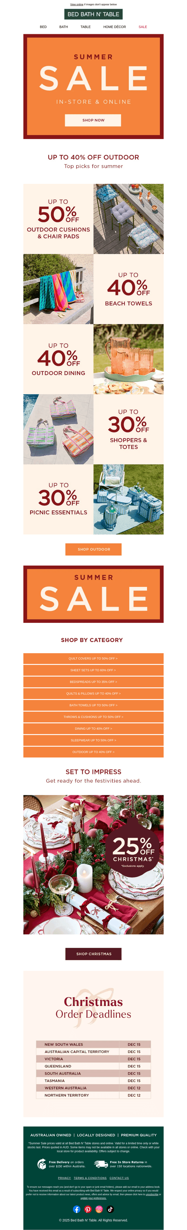 Summer Sale NOW ON ☀
