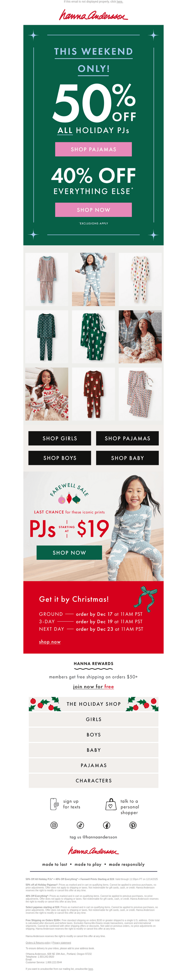 FLASH SALE: 50% Off PJs + 40% Off EVERYTHING ELSE