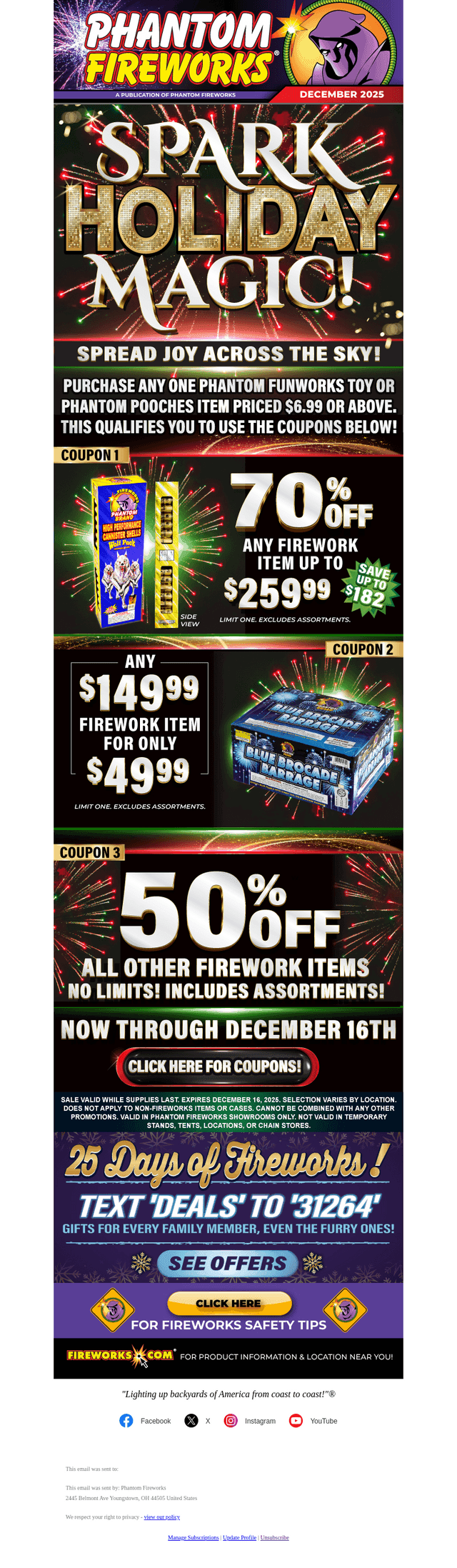 ❄️Spectacular Holiday Savings!