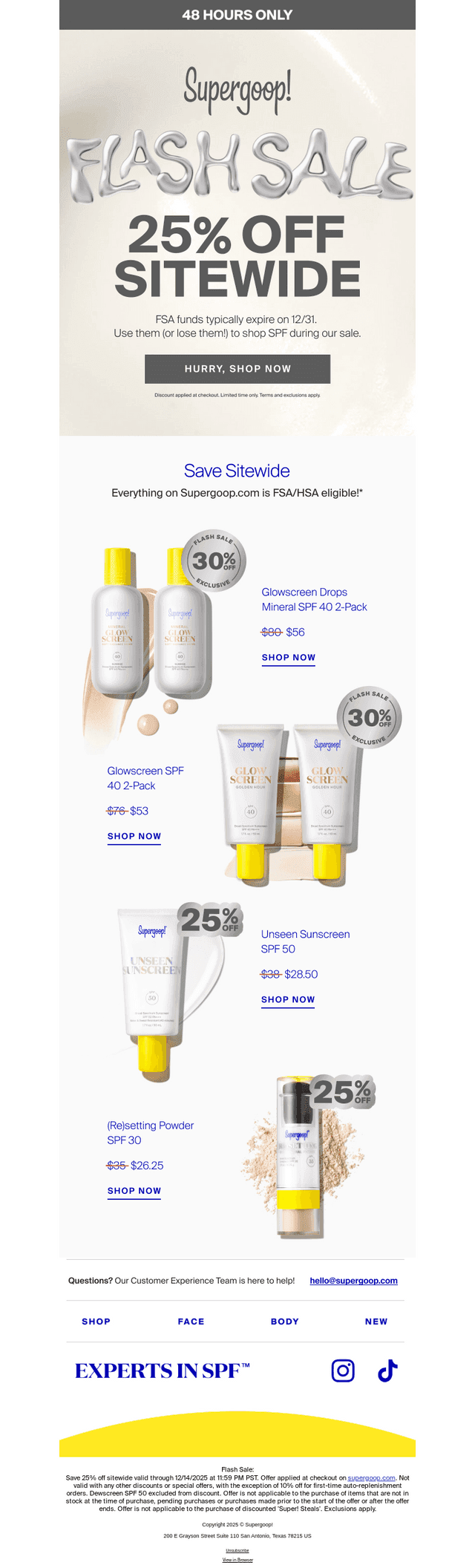 FLASH SALE ⚡ 25% Off Sitewide