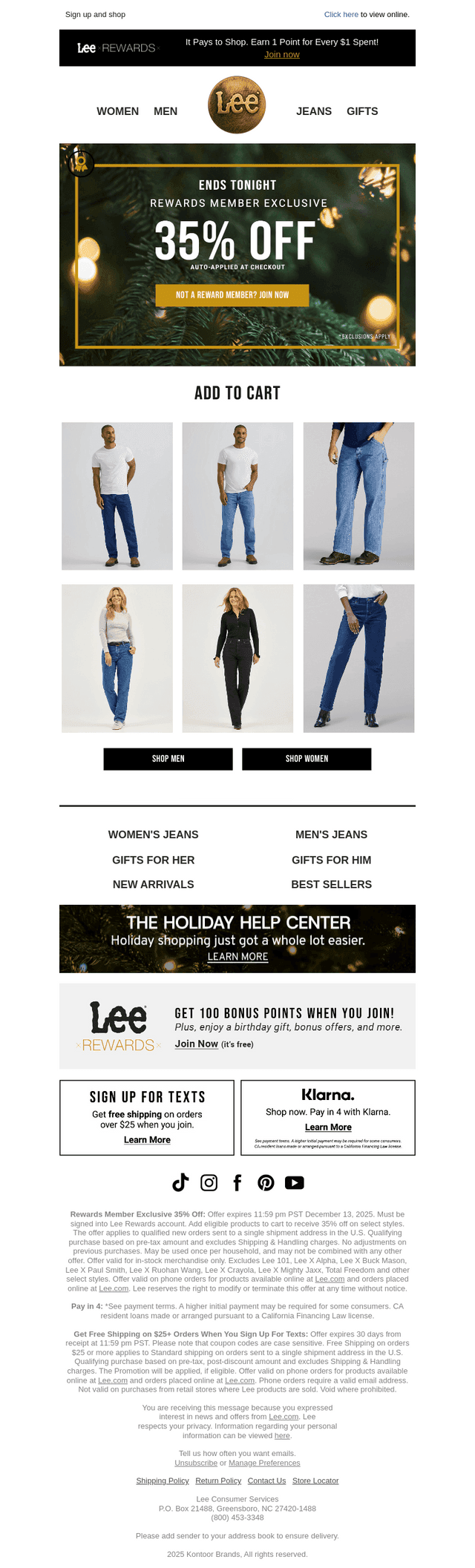 Member Exclusive 35% Off Ends Tonight