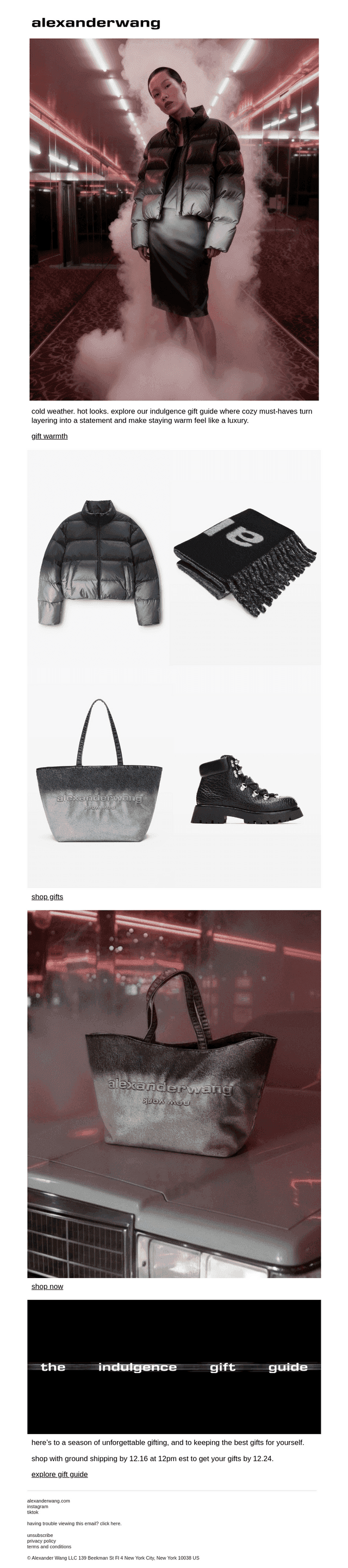 gift warmth. discover the indulgence gift guide.