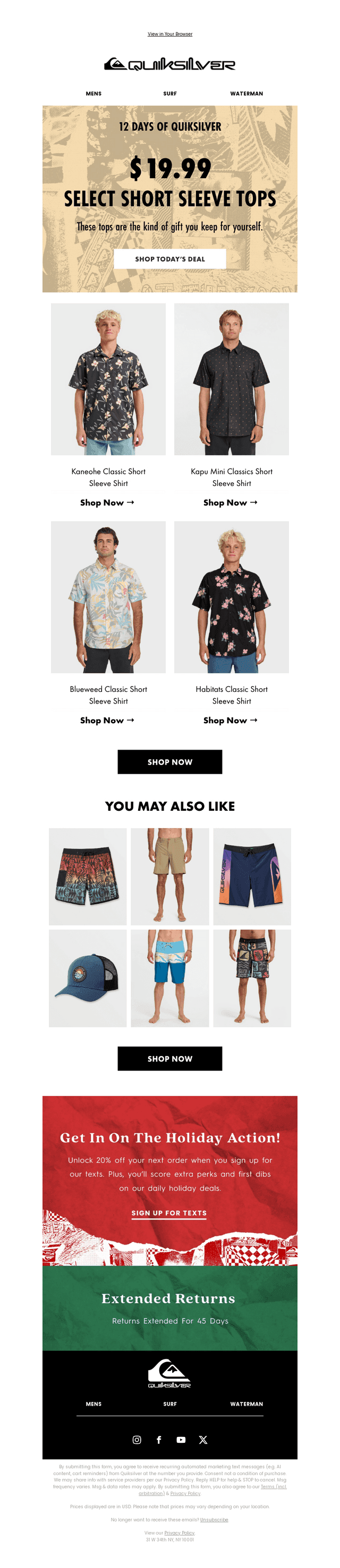 We've Got Tops For $19.99!