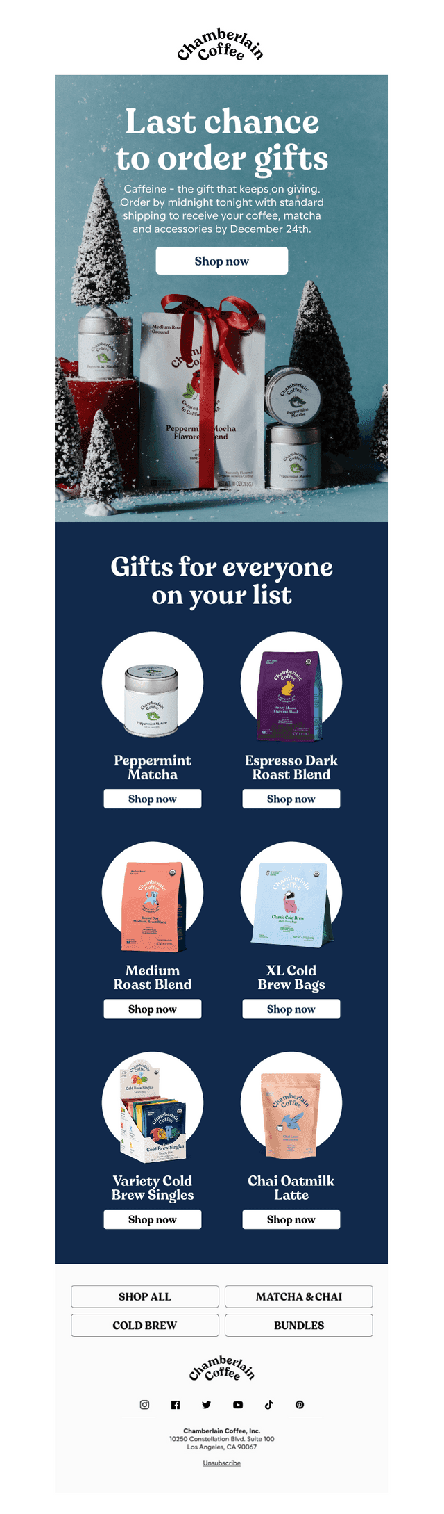 Last chance for gifts!