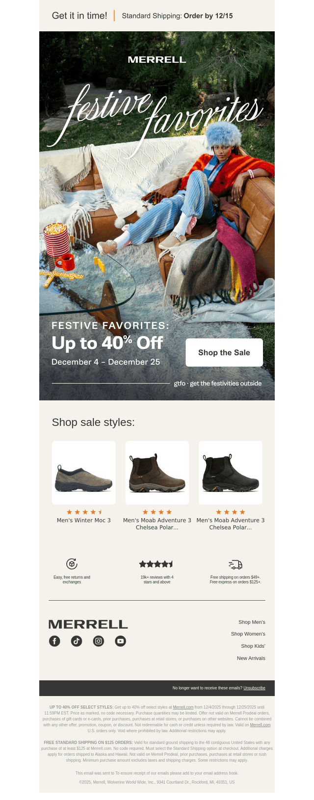 This holiday, take it outside—up to 40% off
