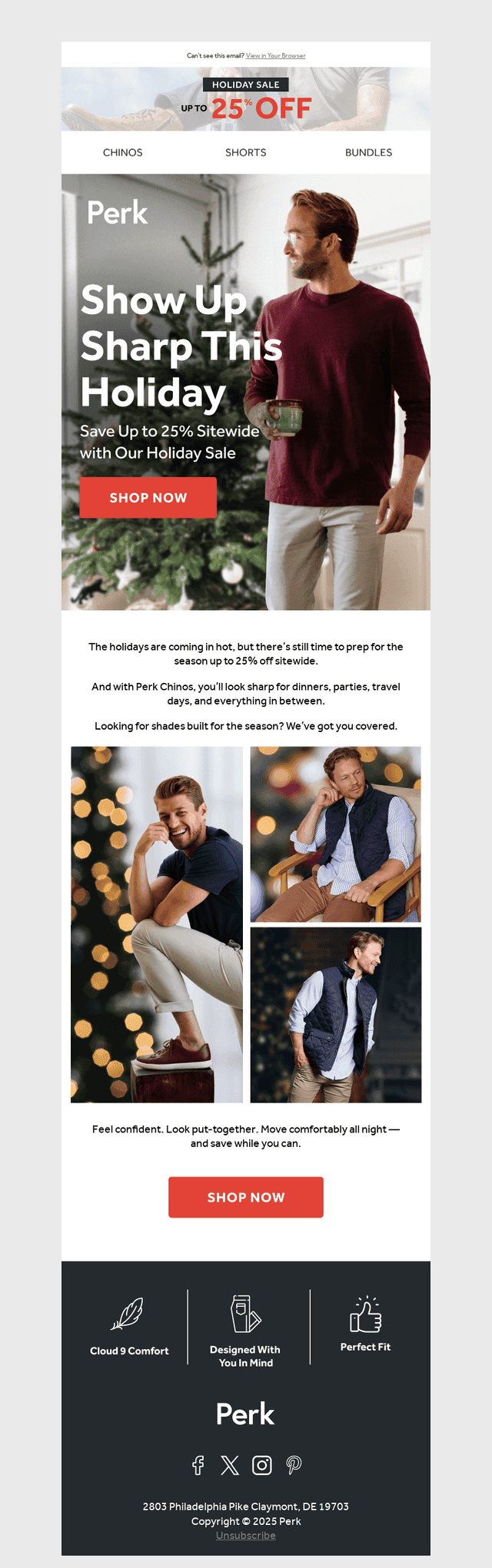 Holiday style starts here