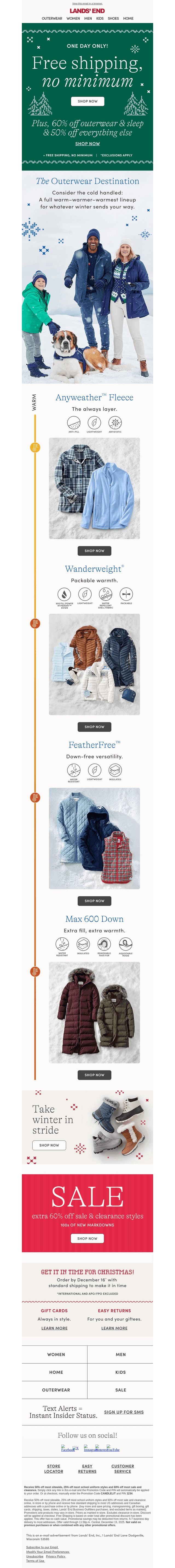 Knock knock: Free shipping ends tonight!