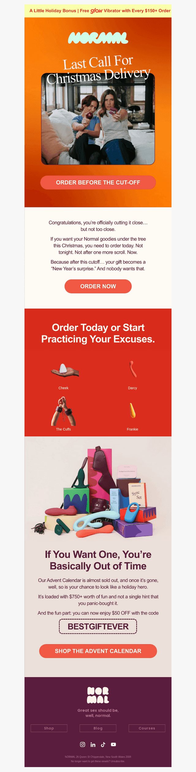 Get pleasure delivered by Christmas