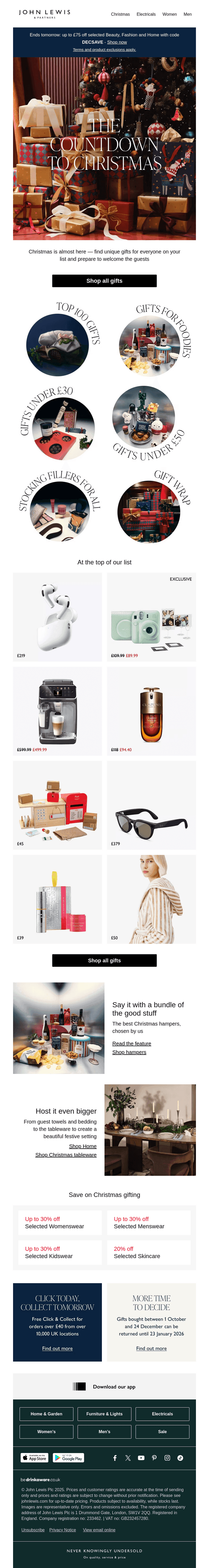 Tick off your Christmas list