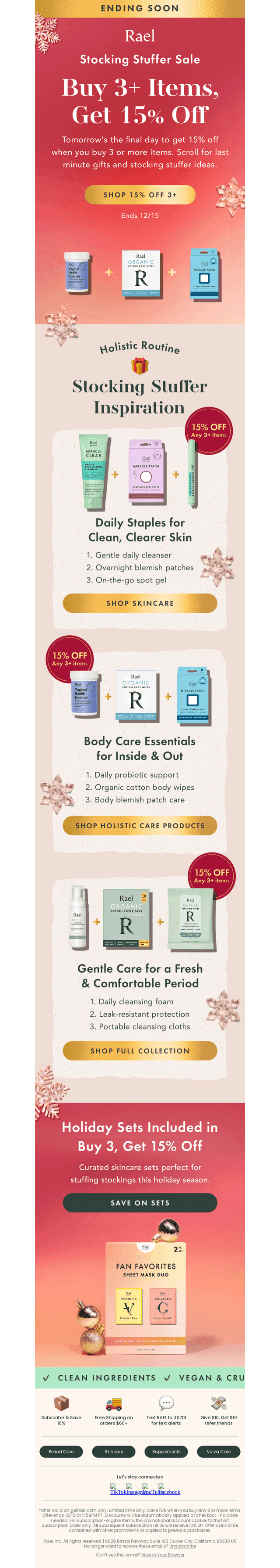 Ends Soon: Sitewide Stocking Stuffer Savings