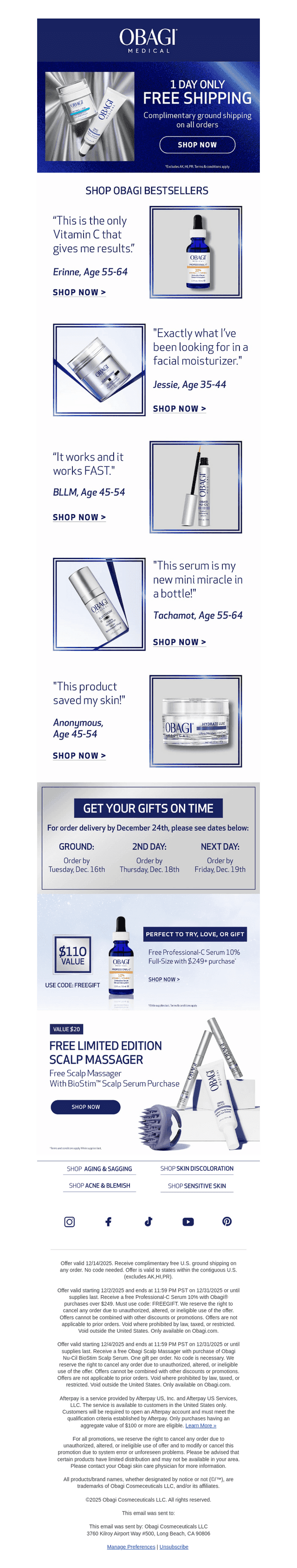 Today Only: Free Shipping On All Orders