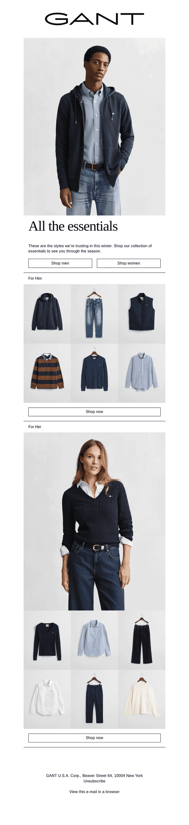 This season’s essentials