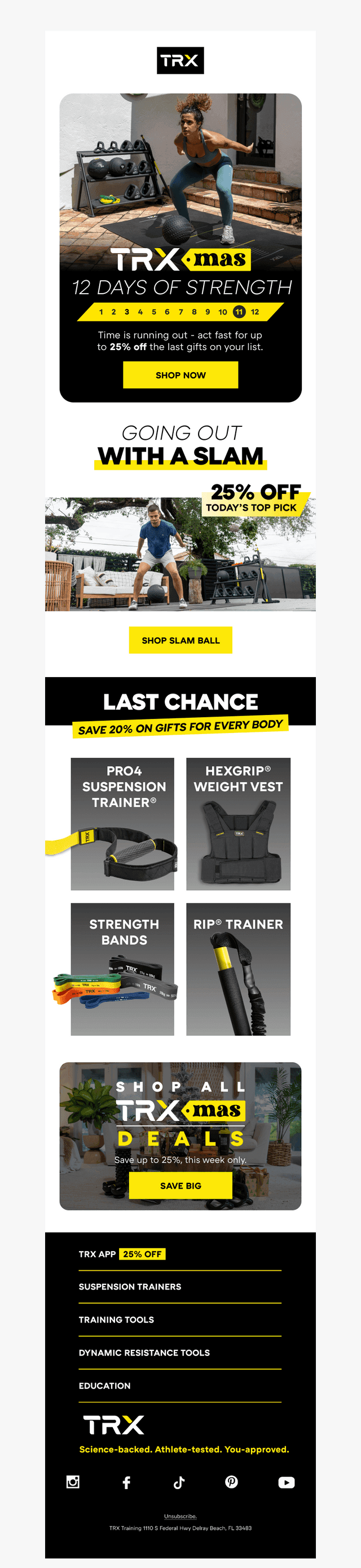 FINAL DAYS for TRXmas