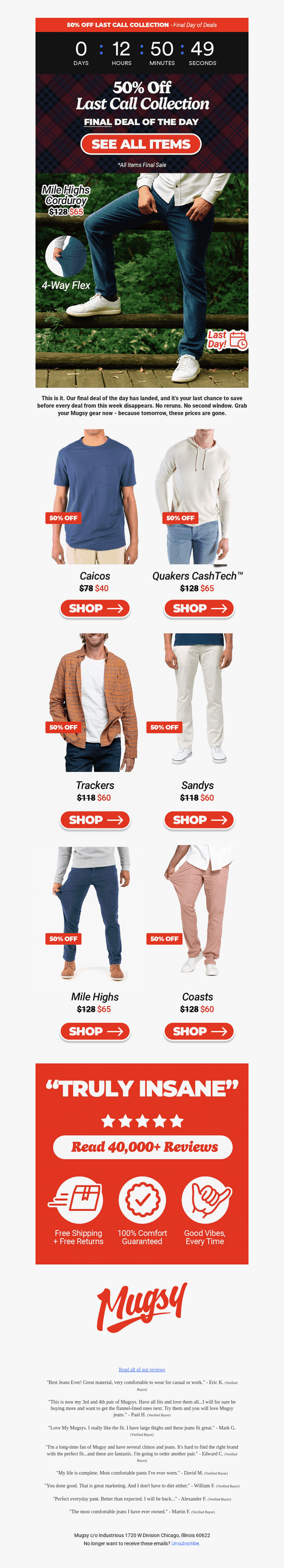 LAST DAY - 50% OFF