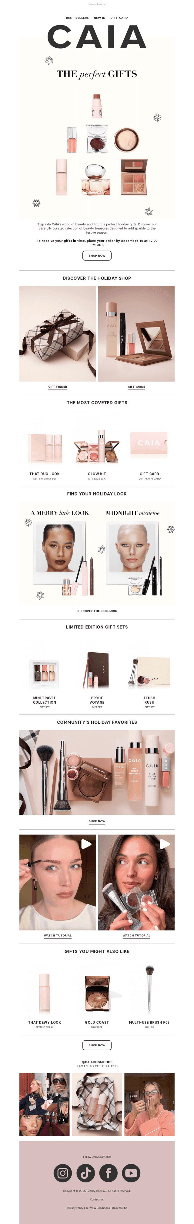 CAIA Holiday Gift Guide 💝