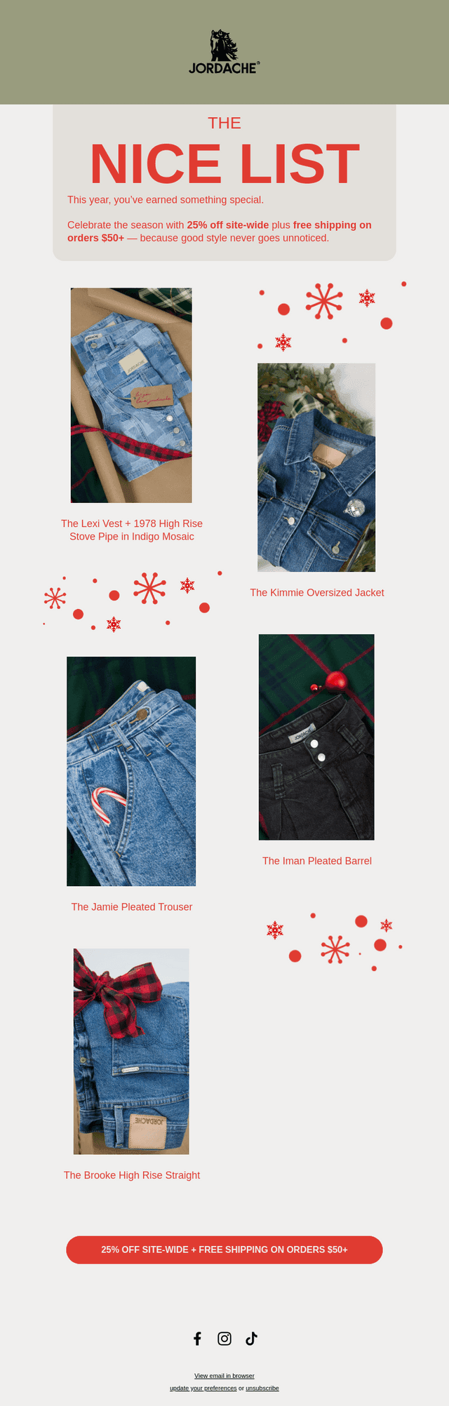 You Made the Nice List! 25% Off 🎁