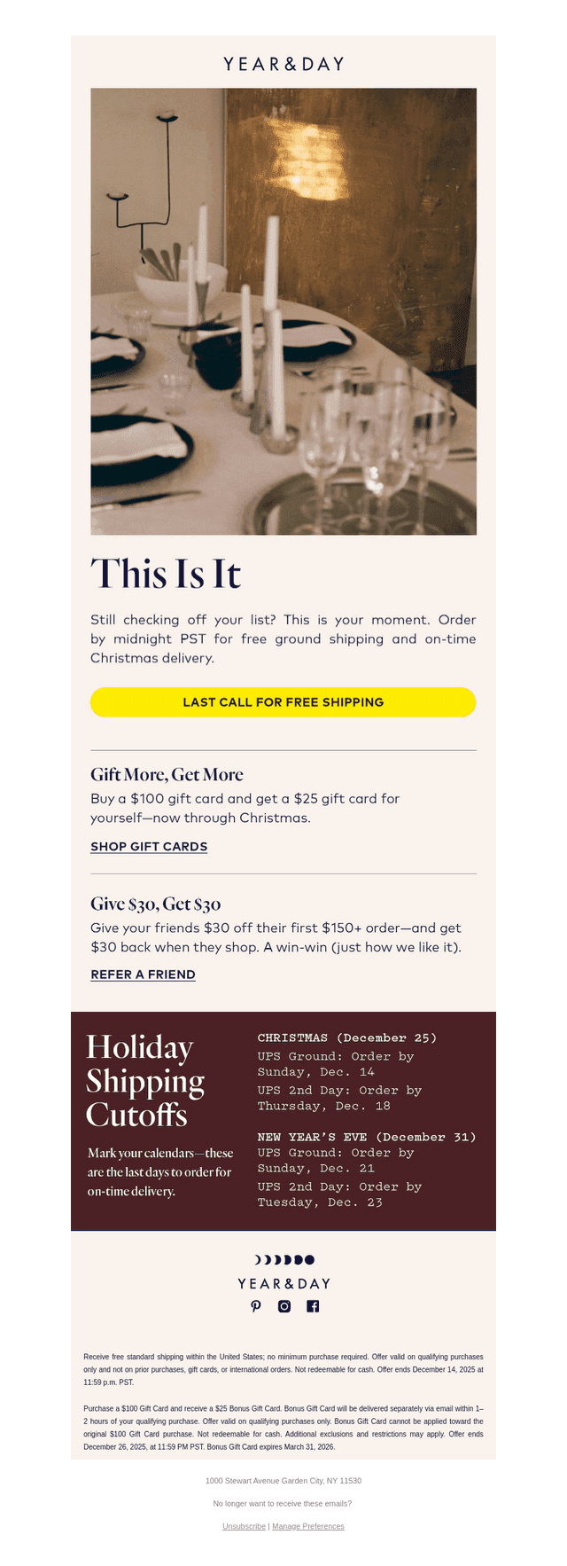 ⌛Final hours for free shipping