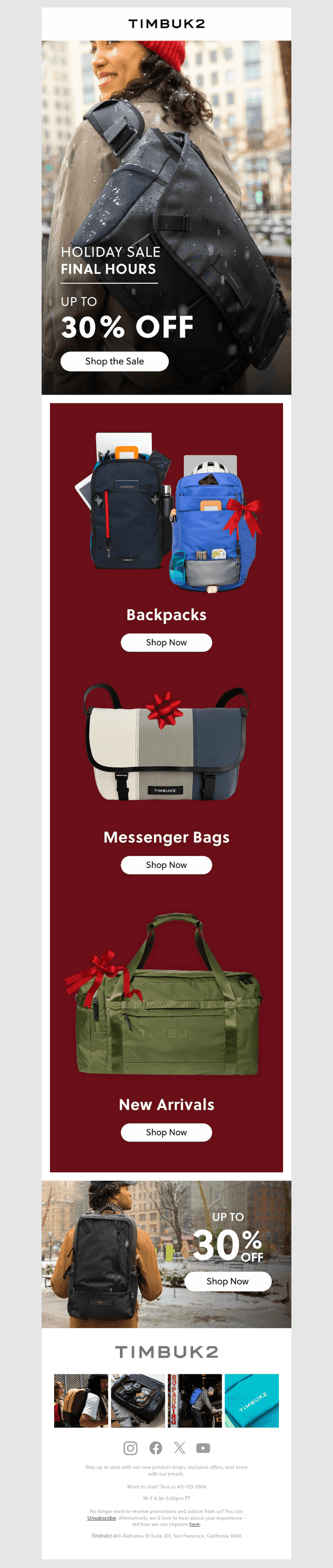 Final Hours for Up to 30% Off