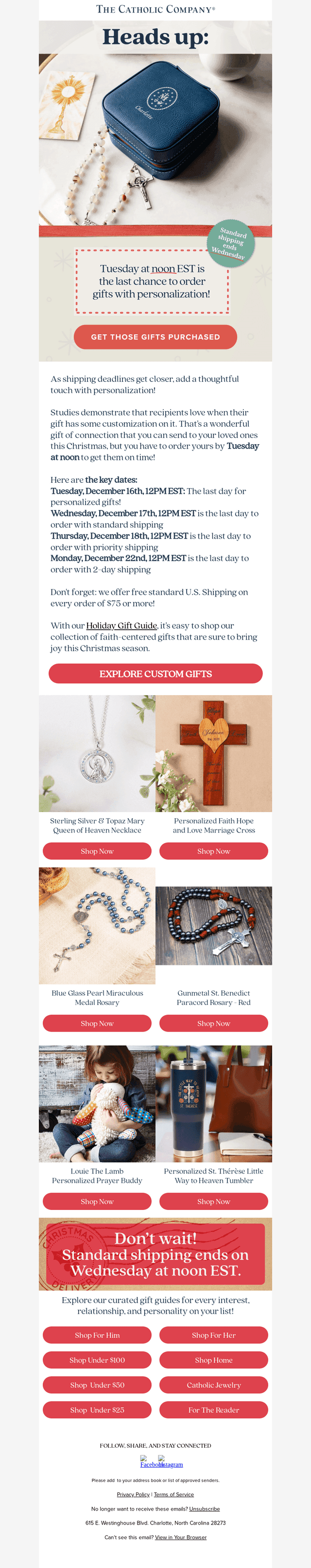 Heads Up: Personalization Ends Soon!