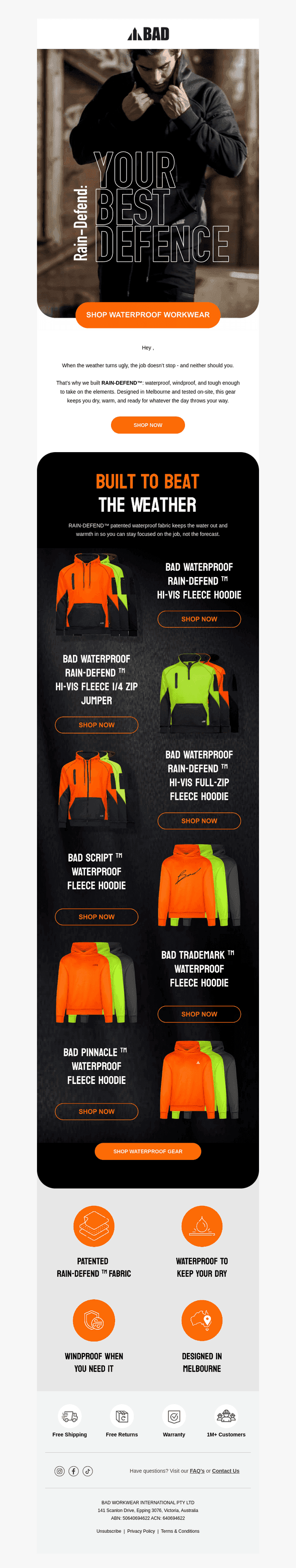 Water & Windproof: Ready For Anything