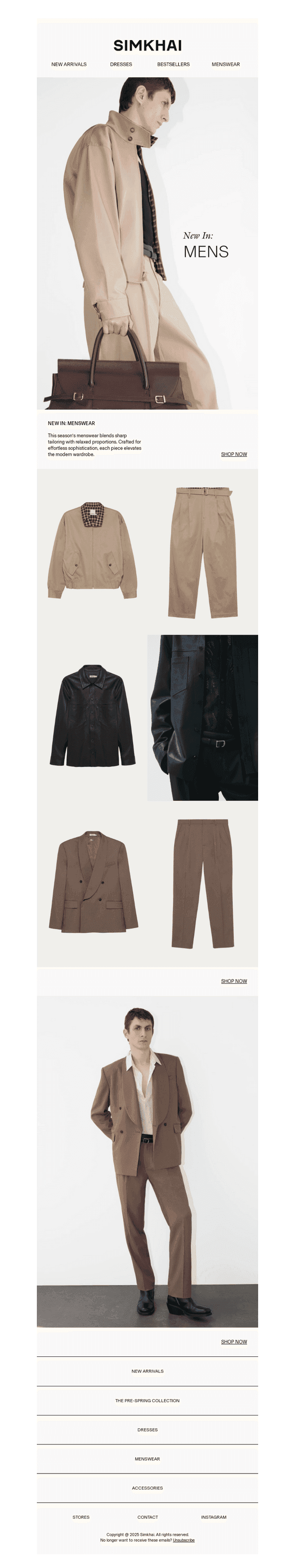 New In: Menswear
