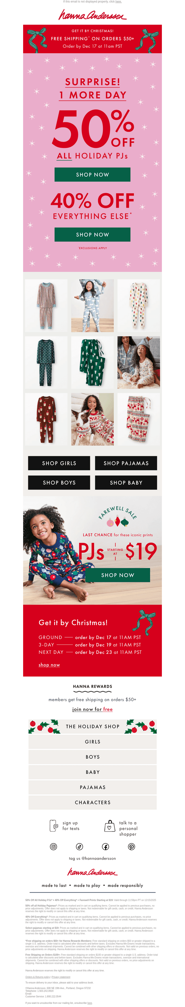 Extended! 50% Off Holiday + Get It In Time🎁
