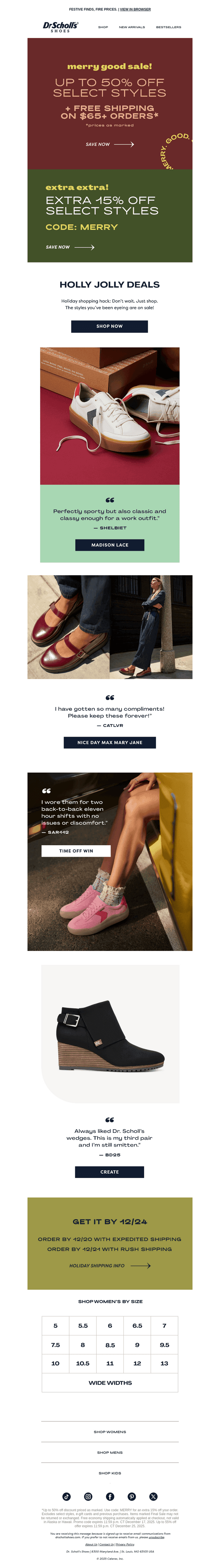 Up to 50% off + EXTRA 15% OFF?! Say less.