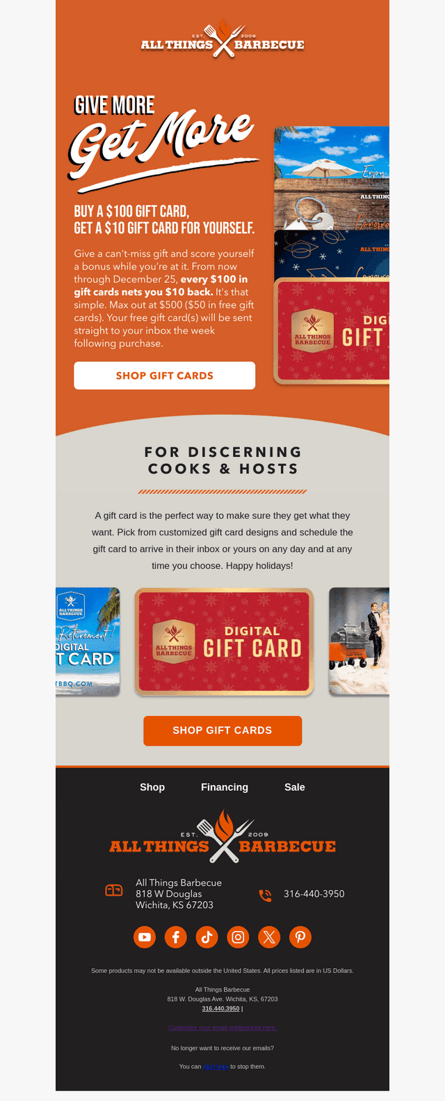 All Things Barbecue email from Mon, Dec 15, 2025