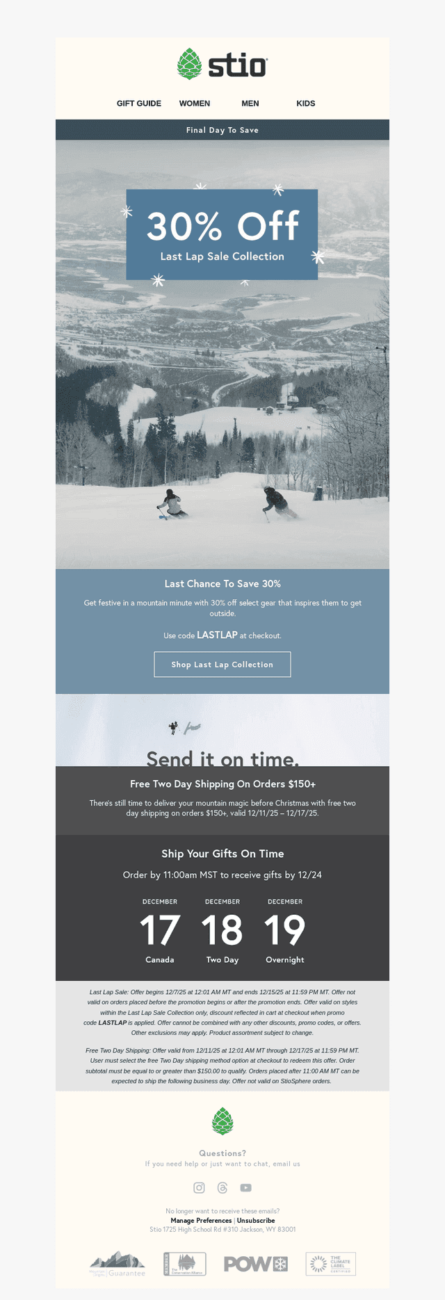 Last Chance For 30% Off