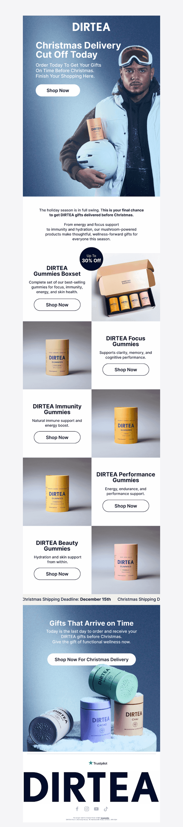 DIRTEA email from Mon, Dec 15, 2025