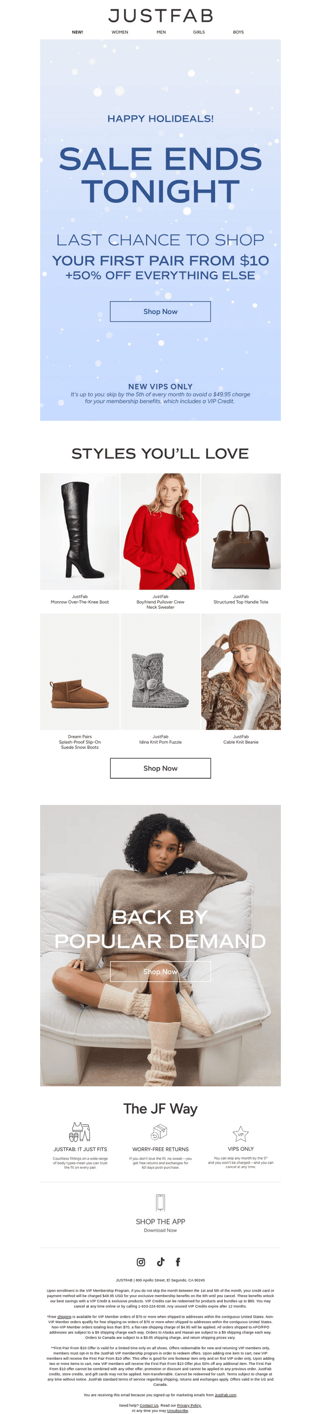 Shoes From $10: SELLING FAST!