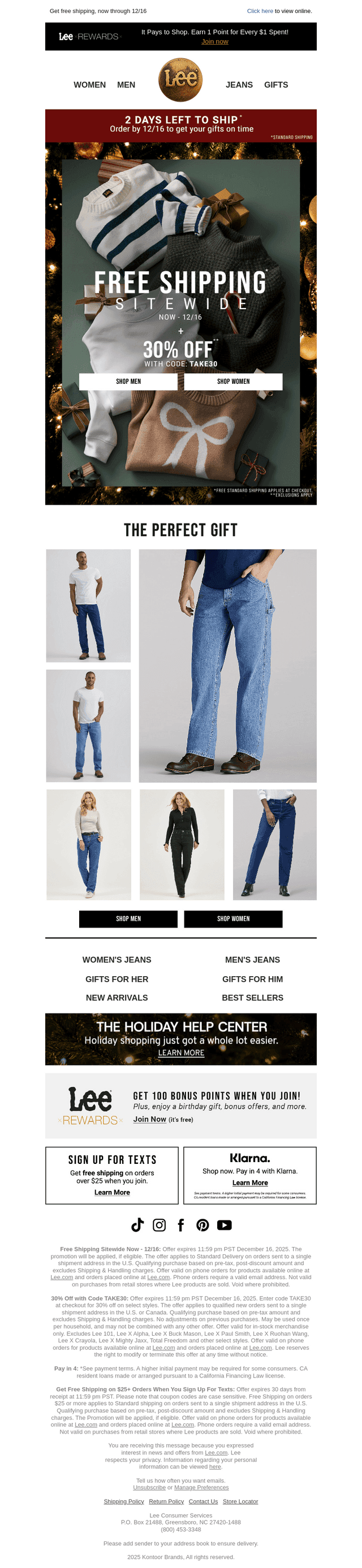2 Days Left: 30% Off + Free Shipping