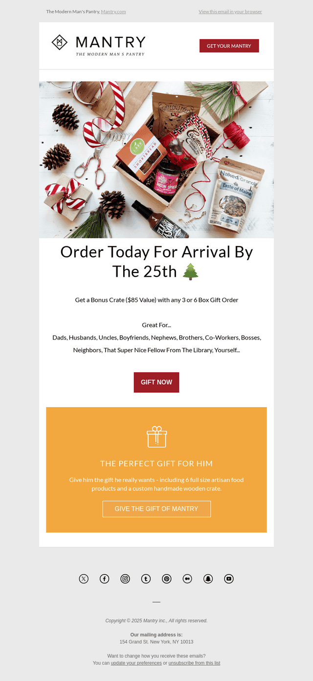 Order Today For Arrival By The 25th 🌲 🎁