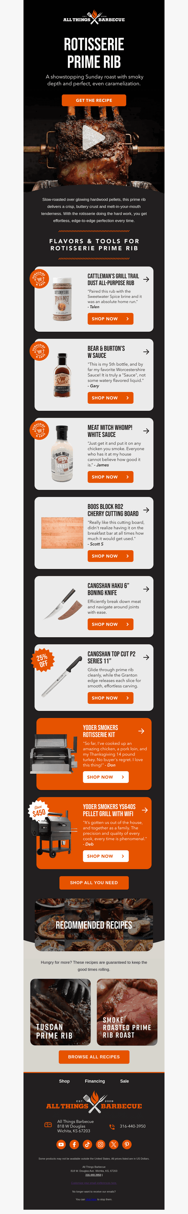 All Things Barbecue email from Tue, Dec 16, 2025