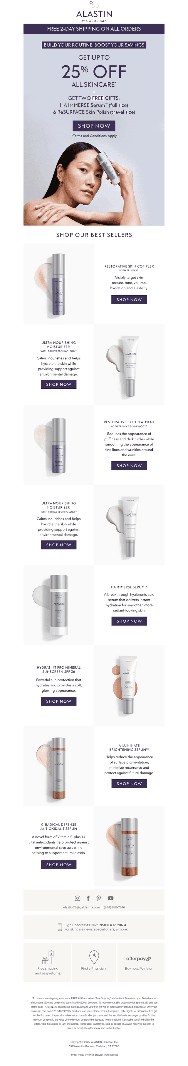 ALASTIN Skincare email from Tue, Dec 16, 2025