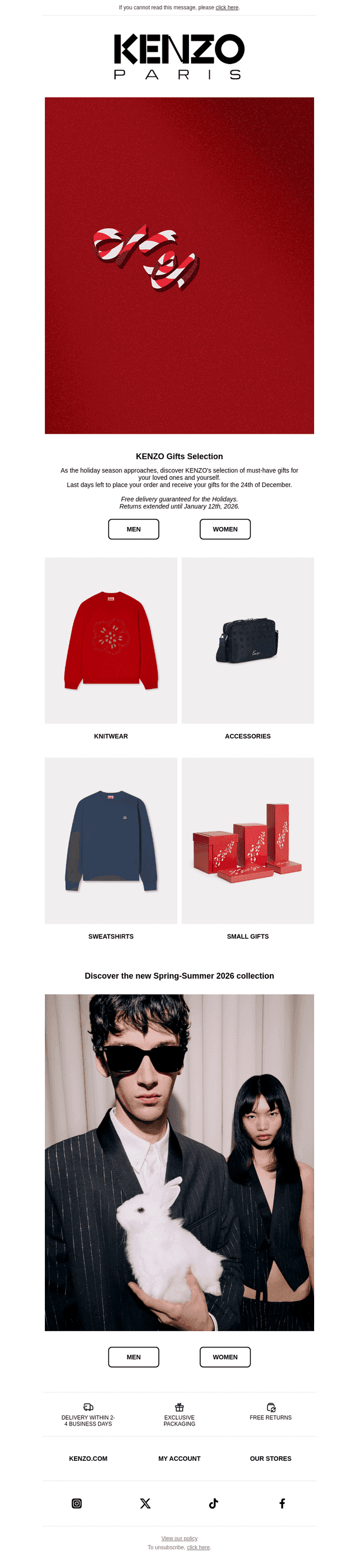 Last call for gifts
